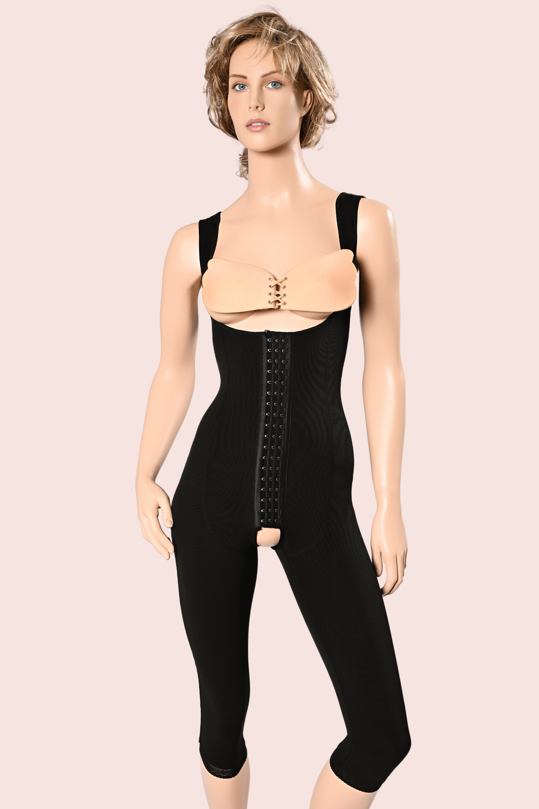 Underbust Bermuda Suit with Hook-&Eye-H9029