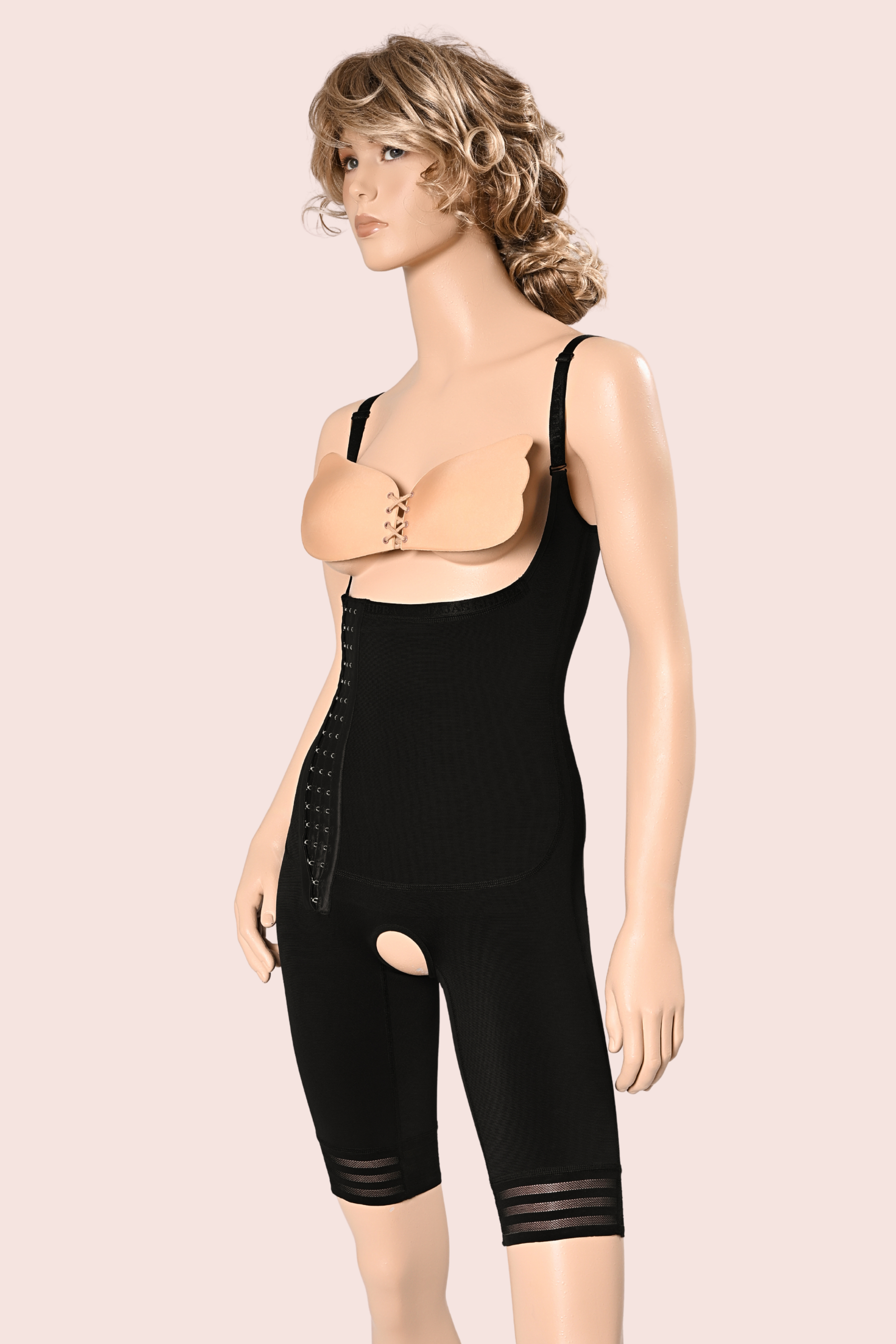 Short bodysuit with Side Hook-&-Eye - H9092