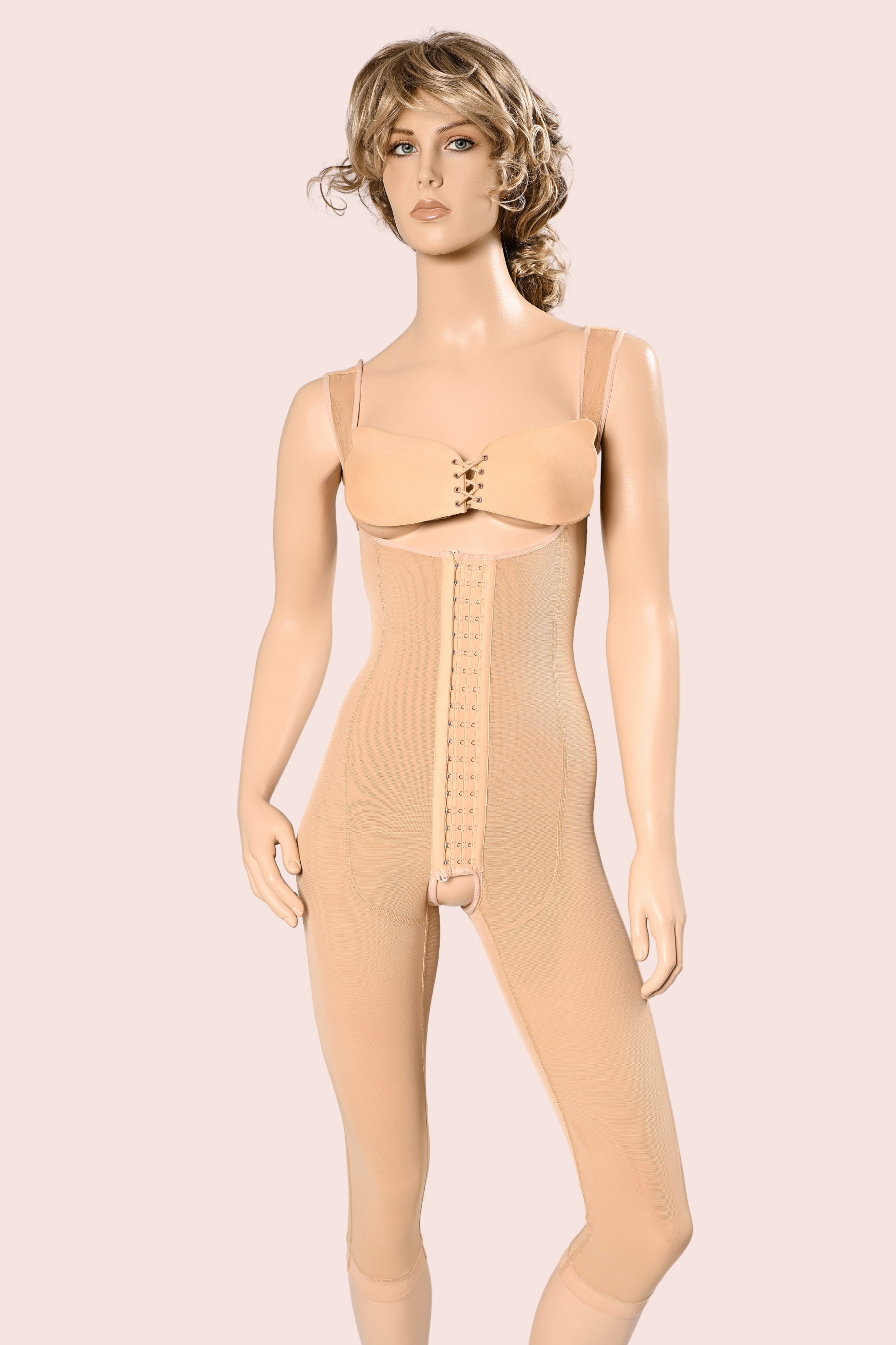 Underbust Bermuda Suit with Hook-&Eye-H9029