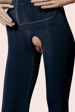 Side zipper suitable for after cesarean section 9092